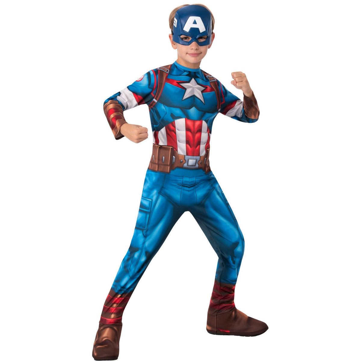 Blue-Red-White - Front - Captain America Boys Costume