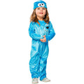 Blue - Front - Sesame Street Childrens-Kids Cookie Monster Costume