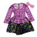 Pink-Black - Front - Harry Potter Childrens-Kids Luna Lovegood Costume