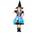 Blue-Black - Front - Bristol Novelty Childrens-Kids Moonlight Witch Costume