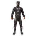 Black-Silver - Front - Black Panther Childrens-Kids Deluxe Costume