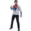Blue-Grey - Front - Superman Mens Realistic Costume Top