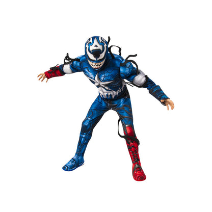 Blue-Red - Front - Captain America Boys Venomized Costume