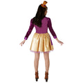 Purple-Gold - Back - Willy Wonka Womens-Ladies Costume