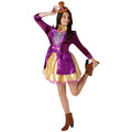 Purple-Gold - Side - Willy Wonka Womens-Ladies Costume