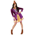 Purple-Gold - Front - Willy Wonka Womens-Ladies Costume
