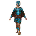 Brown-Blue - Side - How To Train Your Dragon Girls Deluxe Astrid Battlesuit Costume