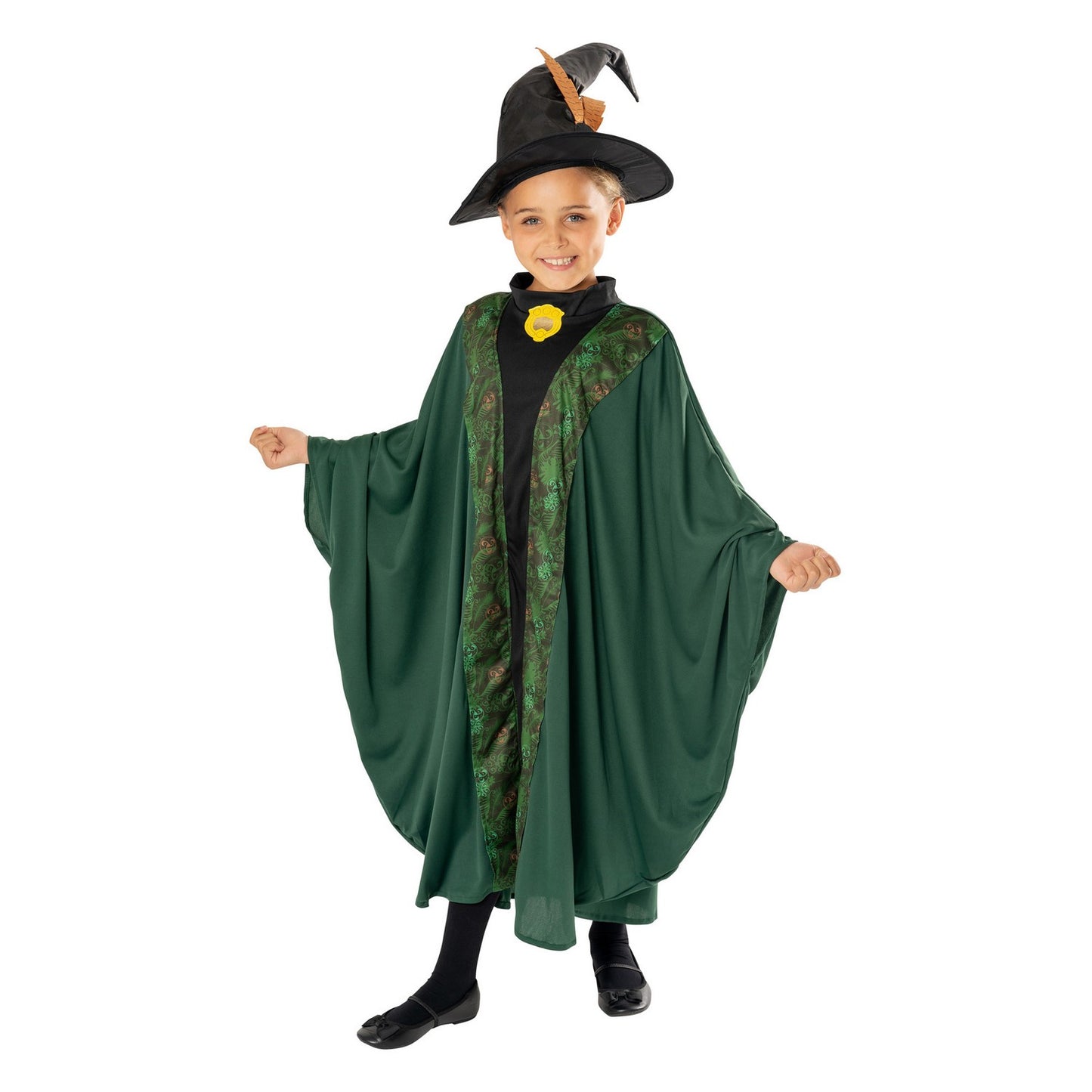 Green - Side - Harry Potter Childrens-Kids Professor McGonagall Costume