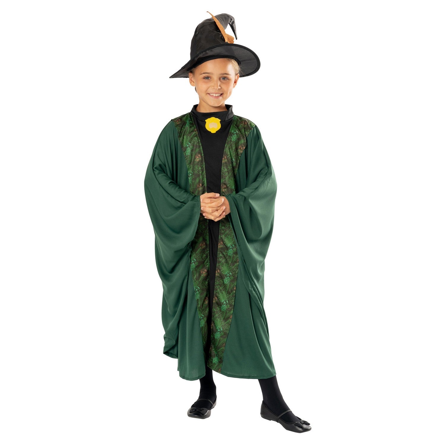 Green - Front - Harry Potter Childrens-Kids Professor McGonagall Costume
