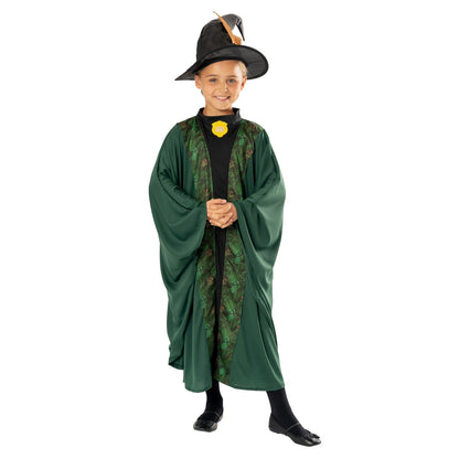 Green - Front - Harry Potter Childrens-Kids Professor McGonagall Costume