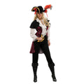 Black-White-Red - Front - Bristol Novelty Womens-Ladies Pirate Costume