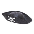 Black-White - Front - Bristol Novelty Childrens-Kids Skull And Crossbones Pirate Hat