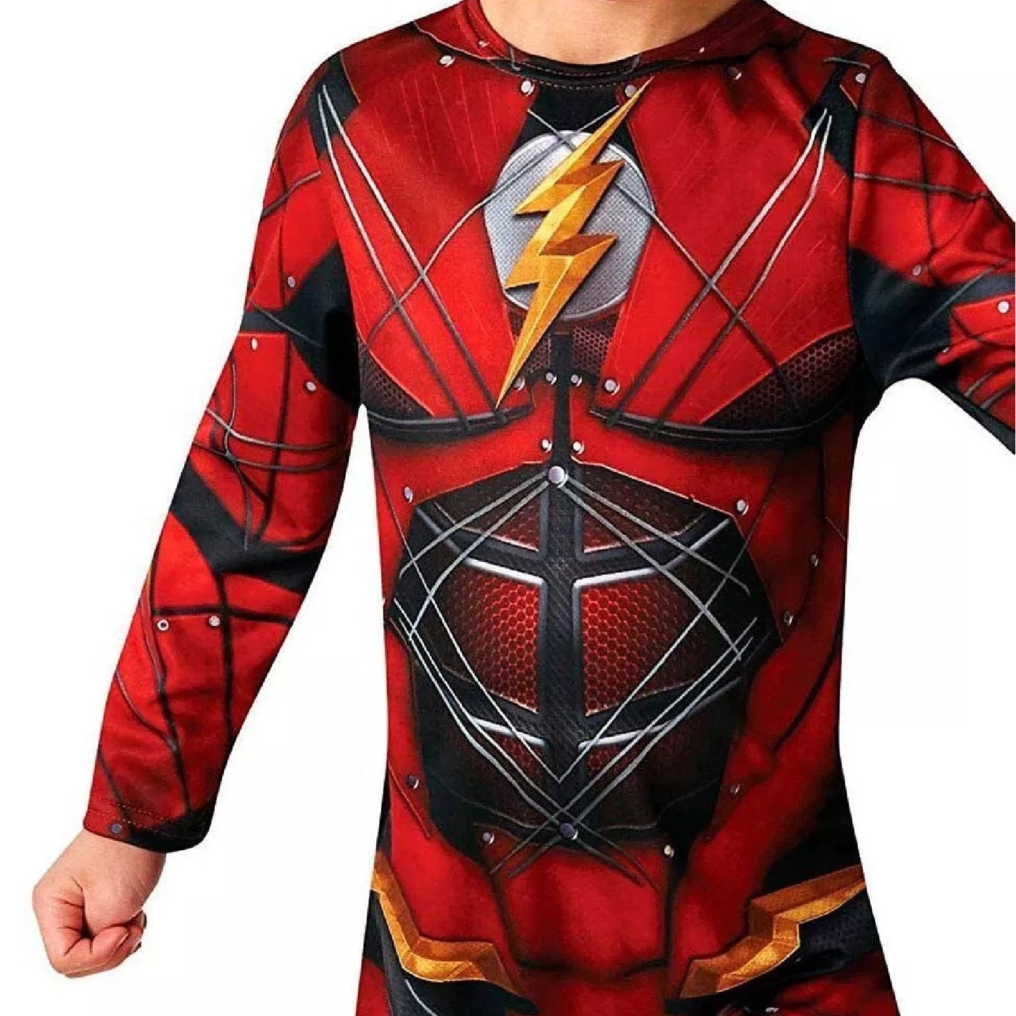 Red-Yellow-Black - Back - The Flash Boys Costume