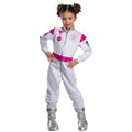 White-Pink - Front - Barbie Girls Astronaut Costume