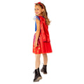 Blue-Red - Back - Supergirl Girls Deluxe Costume