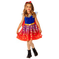 Blue-Red - Front - Supergirl Girls Deluxe Costume