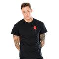 Black - Front - IT Chapter Two Unisex Adult Comes Home Graffiti T-Shirt