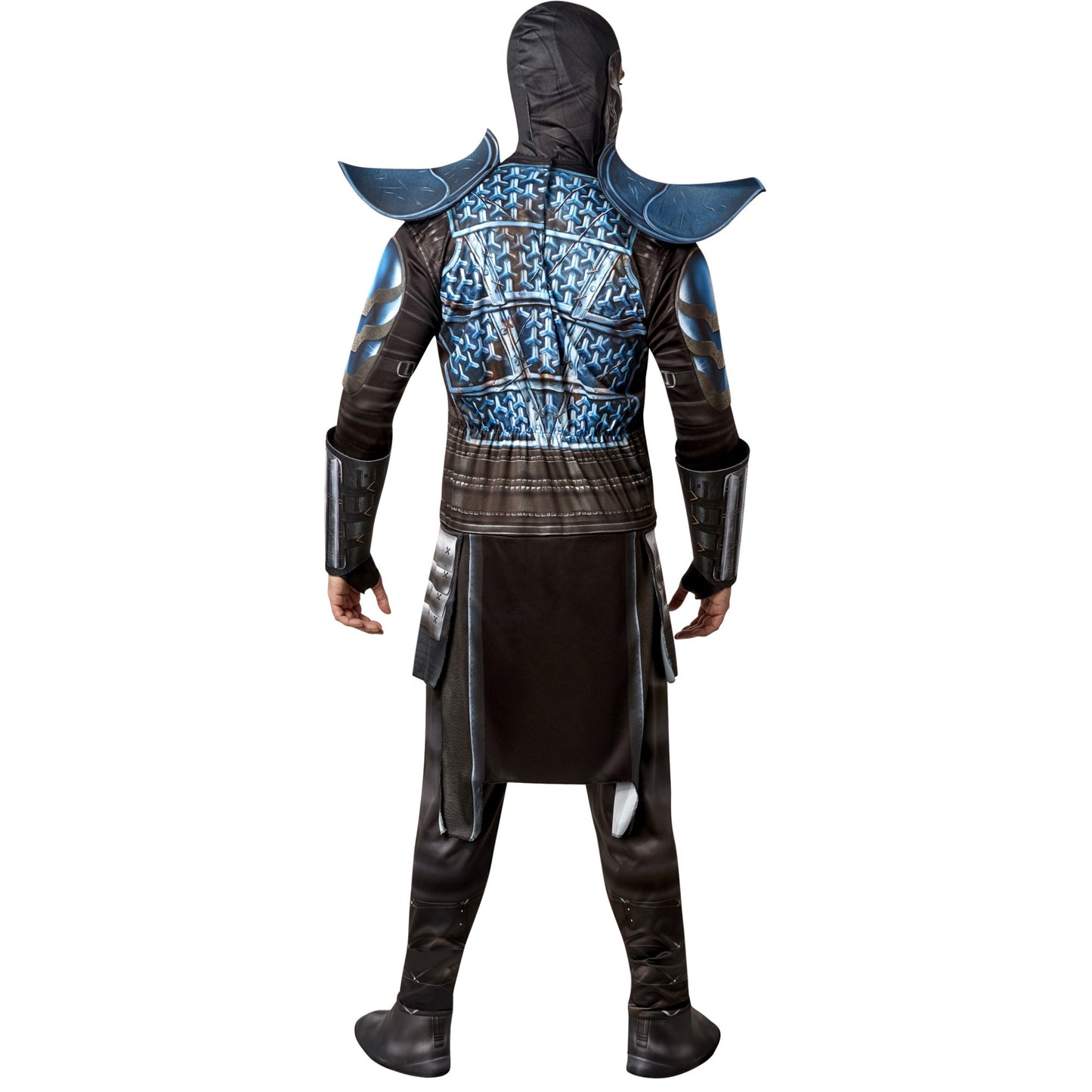 Black-Blue - Back - Mortal Kombat Unisex Adult Zero Costume