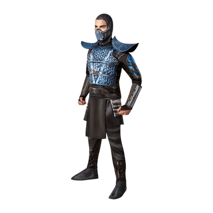 Black-Blue - Side - Mortal Kombat Unisex Adult Zero Costume
