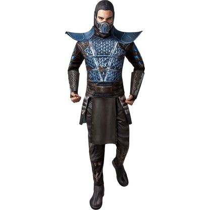 Black-Blue - Front - Mortal Kombat Unisex Adult Zero Costume