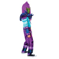 Blue-Purple-Green - Side - Masters Of The Universe Childrens-Kids Deluxe Skeletor Costume