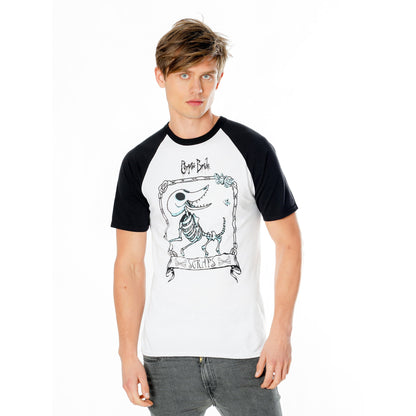 White-Black - Back - Corpse Bride Unisex Adult Scraps T-Shirt