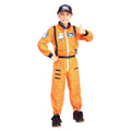 Orange-Black - Back - Rubies Boys Astronaut Costume