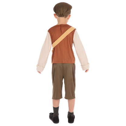 Multicoloured - Back - Bristol Novelty Childrens-Boys Evacuee Schoolboy Costume