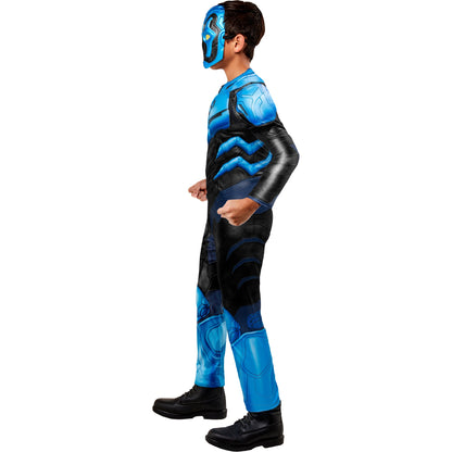 Blue-Black - Lifestyle - Blue Beetle Childrens-Kids Deluxe Costume Set