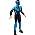 Blue-Black - Front - Blue Beetle Childrens-Kids Deluxe Costume Set