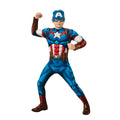 Blue-White-Red - Front - Avengers Childrens-Kids Captain America Costume Set
