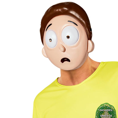 Cream-Brown-White - Side - Rick And Morty Vacuform Mask