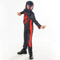 Black-Red - Side - Spider-Man: Into The Spider-Verse Childrens-Kids Deluxe Costume