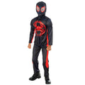 Black-Red - Front - Spider-Man: Into The Spider-Verse Childrens-Kids Deluxe Costume