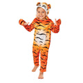 Orange-Black-White - Front - Rubies Childrens-Kids Tiger Costume