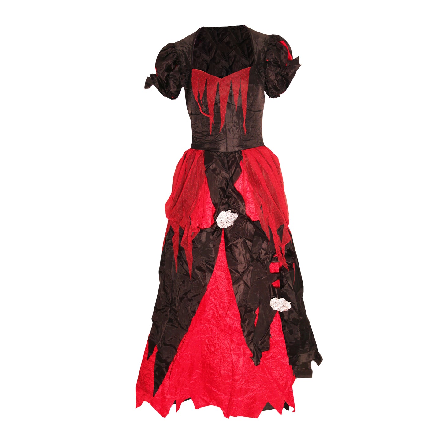 Red-Black - Back - Rubies Womens-Ladies Sinder-Ella Costume