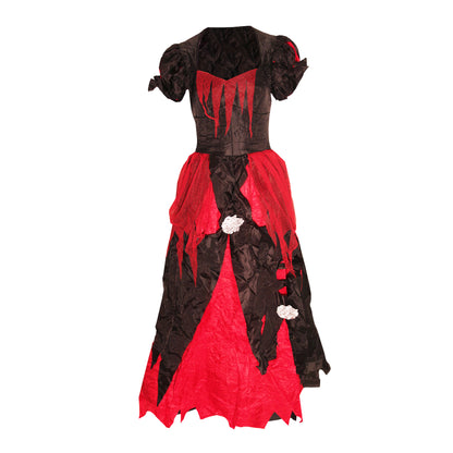 Red-Black - Back - Rubies Womens-Ladies Sinder-Ella Costume