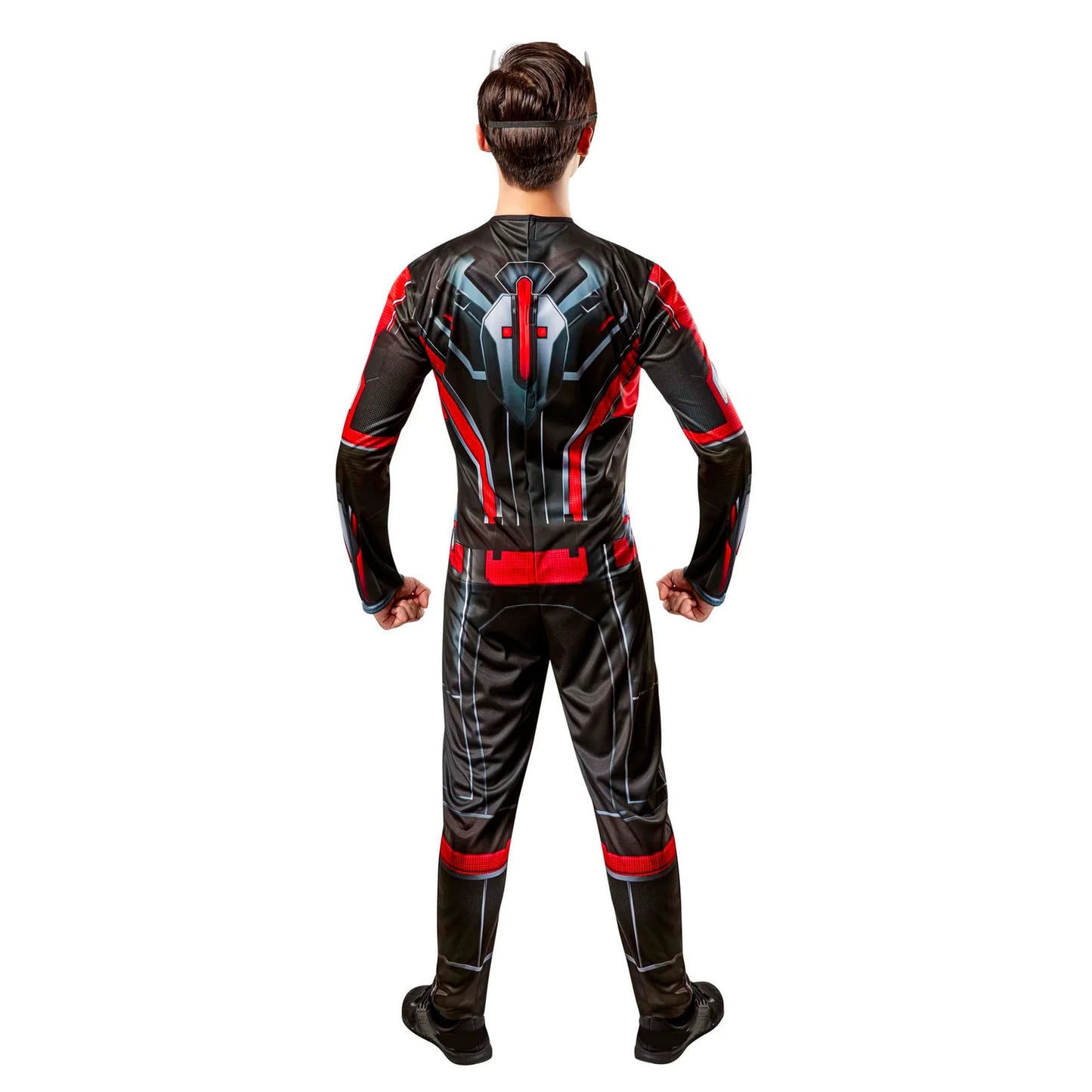 Red-Black-Silver - Back - Ant-Man Mens Digital Print Costume