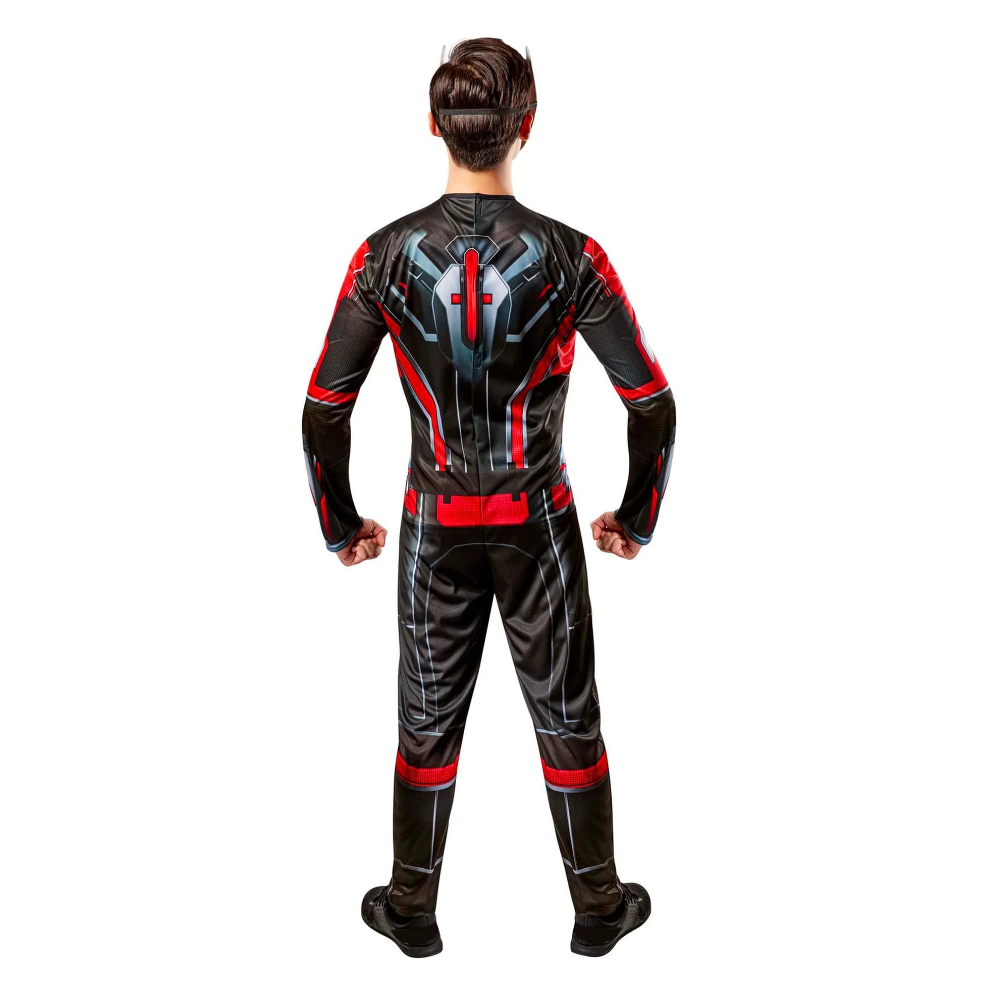 Red-Black-Silver - Back - Ant-Man Mens Digital Print Costume
