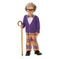 Purple-Beige - Front - Bristol Novelty Boys Little Old Man Costume