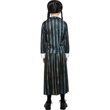 Black-White - Back - Wednesday Girls School Uniform Costume