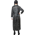 Black-White-Grey - Back - Wednesday Womens-Ladies Nevermore Academy School Uniform Costume Set