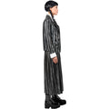 Black-White-Grey - Side - Wednesday Womens-Ladies Nevermore Academy School Uniform Costume Set