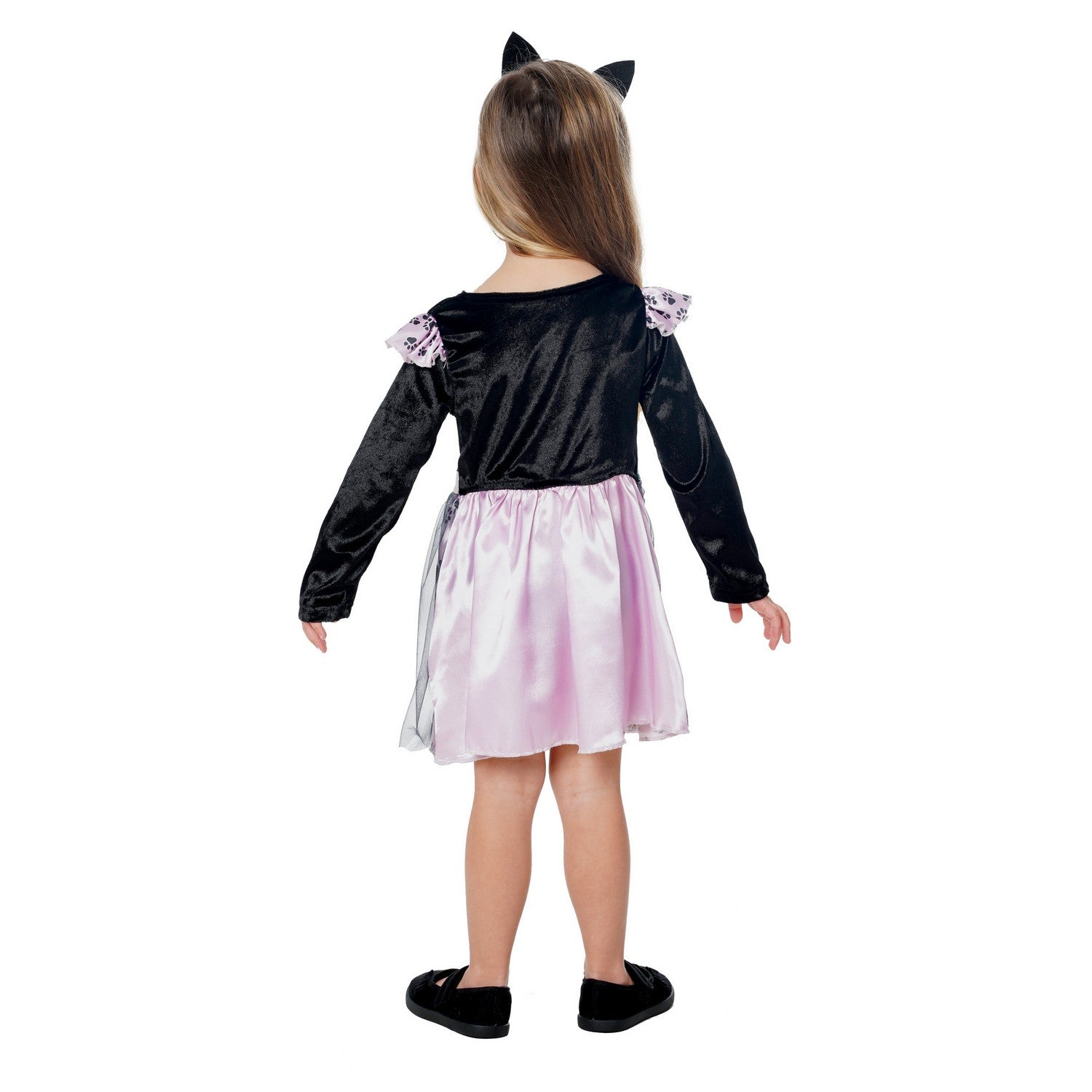 Black-Purple - Back - Bristol Novelty Toddler Cat Costume Set