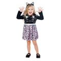 Black-Purple - Side - Bristol Novelty Toddler Cat Costume Set