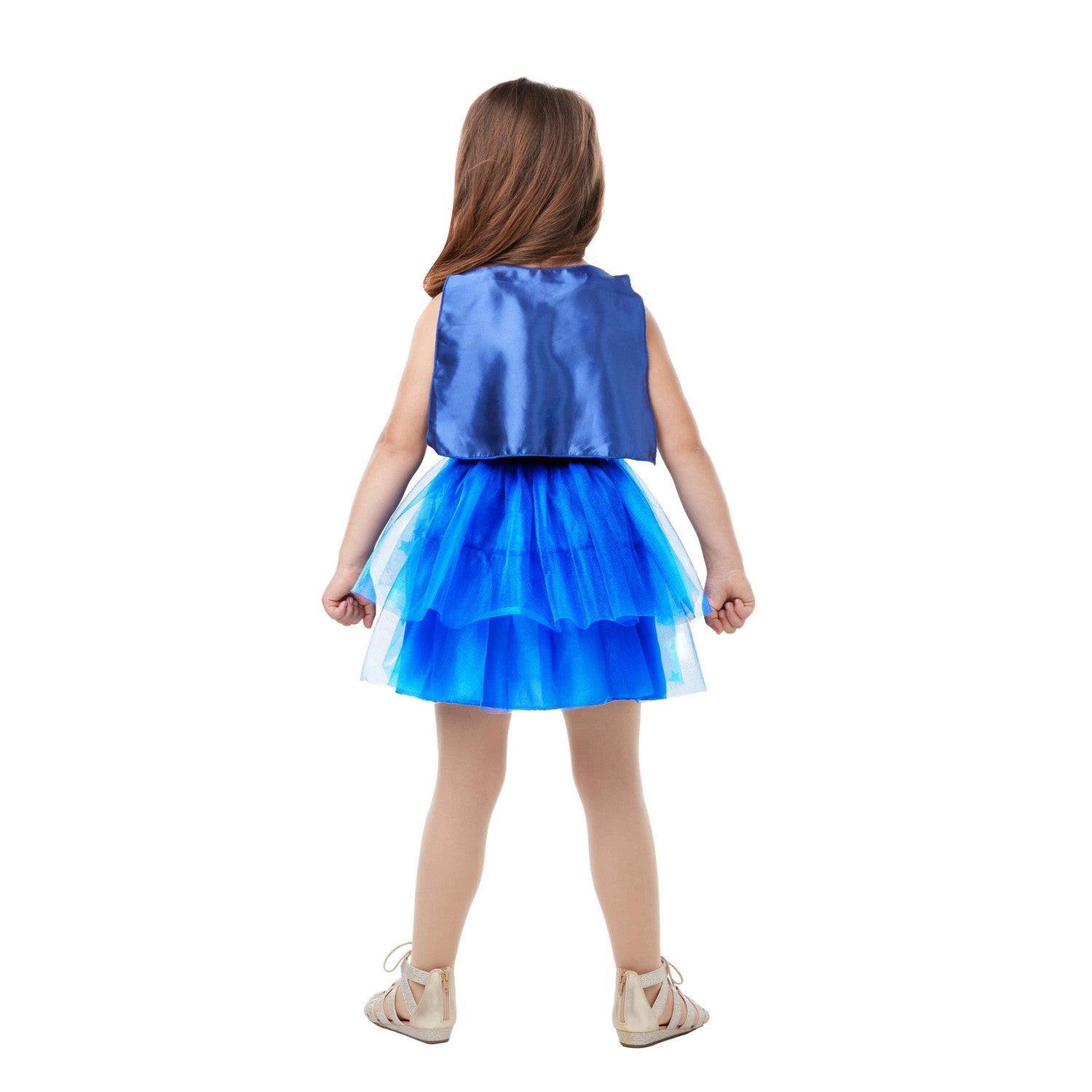 Red-Blue-Gold - Back - Wonder Woman Girls Premium Costume