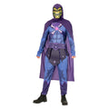 Purple-Blue-Black - Front - Masters of the Universe: Revelation Unisex Adult Deluxe Skeletor Costume