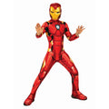 Red-Gold - Front - Avengers Childrens-Kids Iron Man Costume Set