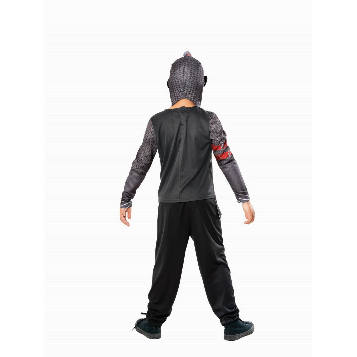 Black-Grey-Red - Back - Bristol Novelty Childrens-Kids Black Knight Costume Set