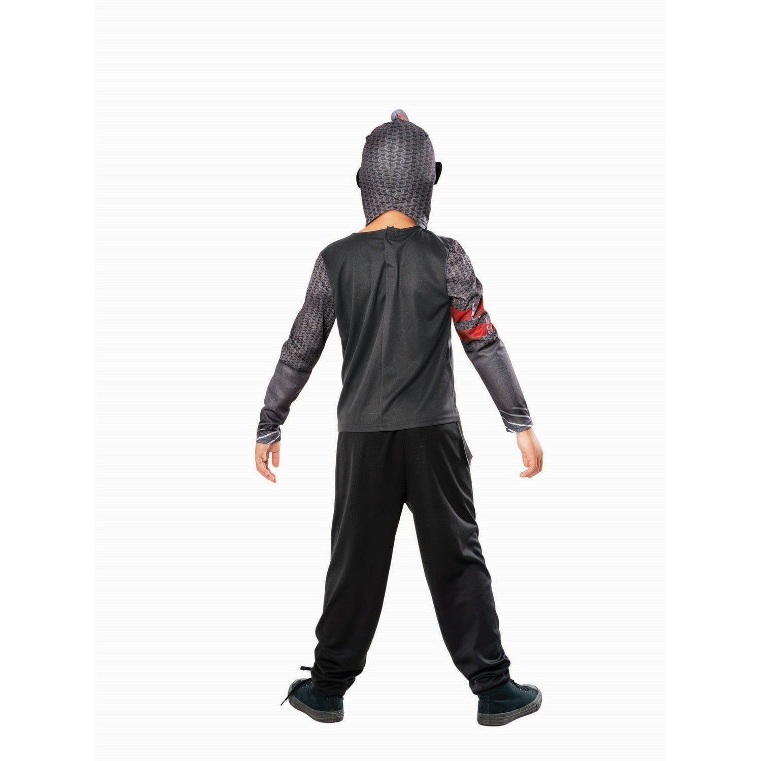 Black-Grey-Red - Back - Bristol Novelty Childrens-Kids Black Knight Costume Set
